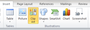 clip-art-insert-tab-microsoft-word-training-london