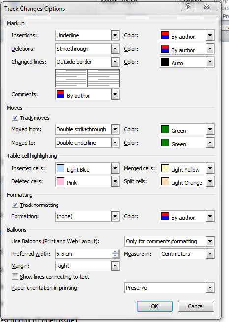 Using tracking tools in Word 2010 (Introduction)