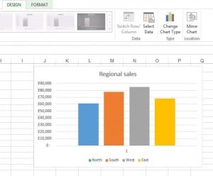 change an Excel chart tyoe