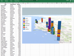  What's new in Excel 2016 - Map1