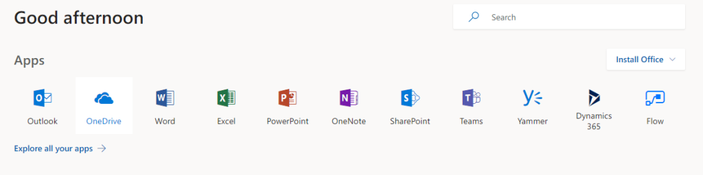 Office 365 apps can be used to improve productivity