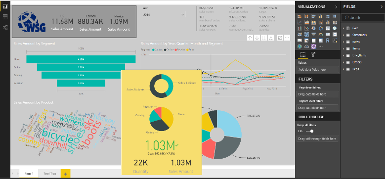 Power Bi tooltips example 2