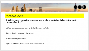 Quiz question from virtual classroom